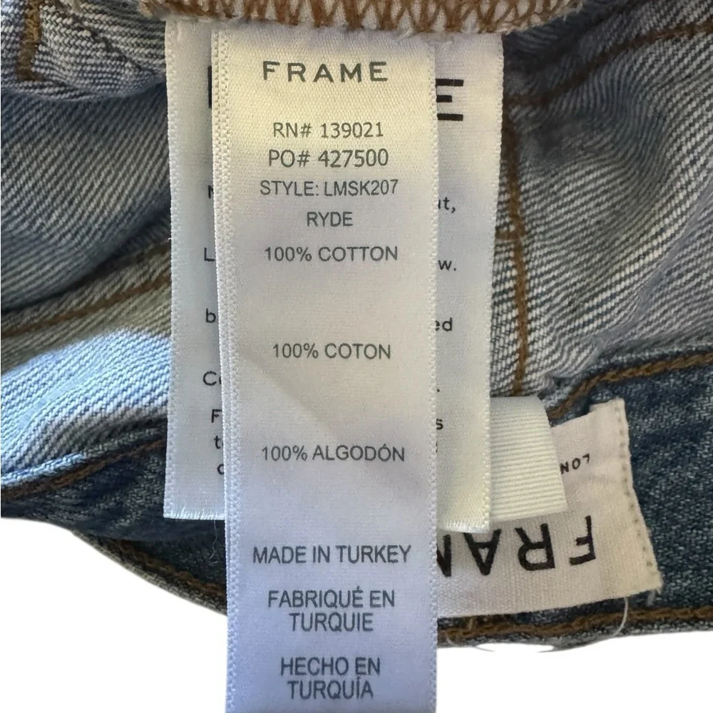 FRAME Denim Skirt 100% Cotton Size 27